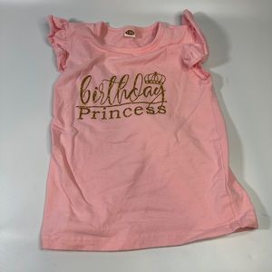 Pink Birthday Princess Dress Toddler 4T (no size tag)